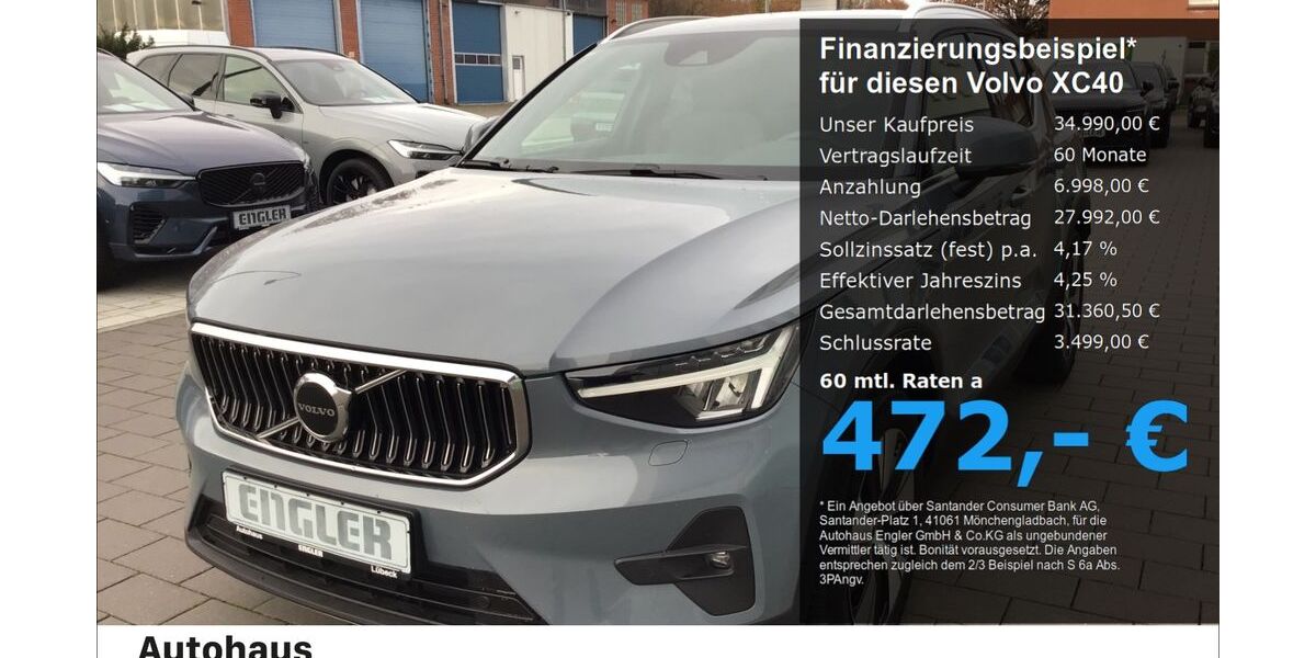 Volvo XC40 31.566 km 34.990 &euro; Lübeck 23566