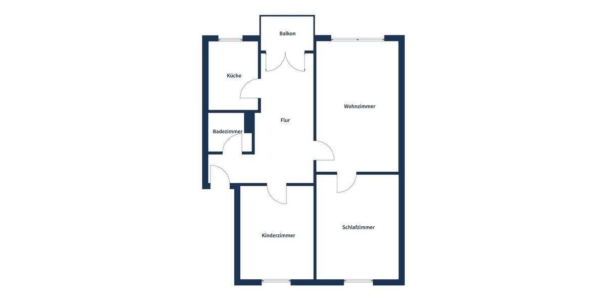 ETW mit Balkon in grüner Lage | In frisch saniertem MFH | 1. OG 3 zimmer