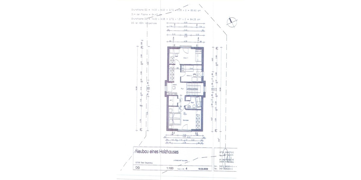 Großzügig geschnittenes EFH im skandinavischen Stil in guter Lage von 23795 Bad Segeberg 6 zimmer