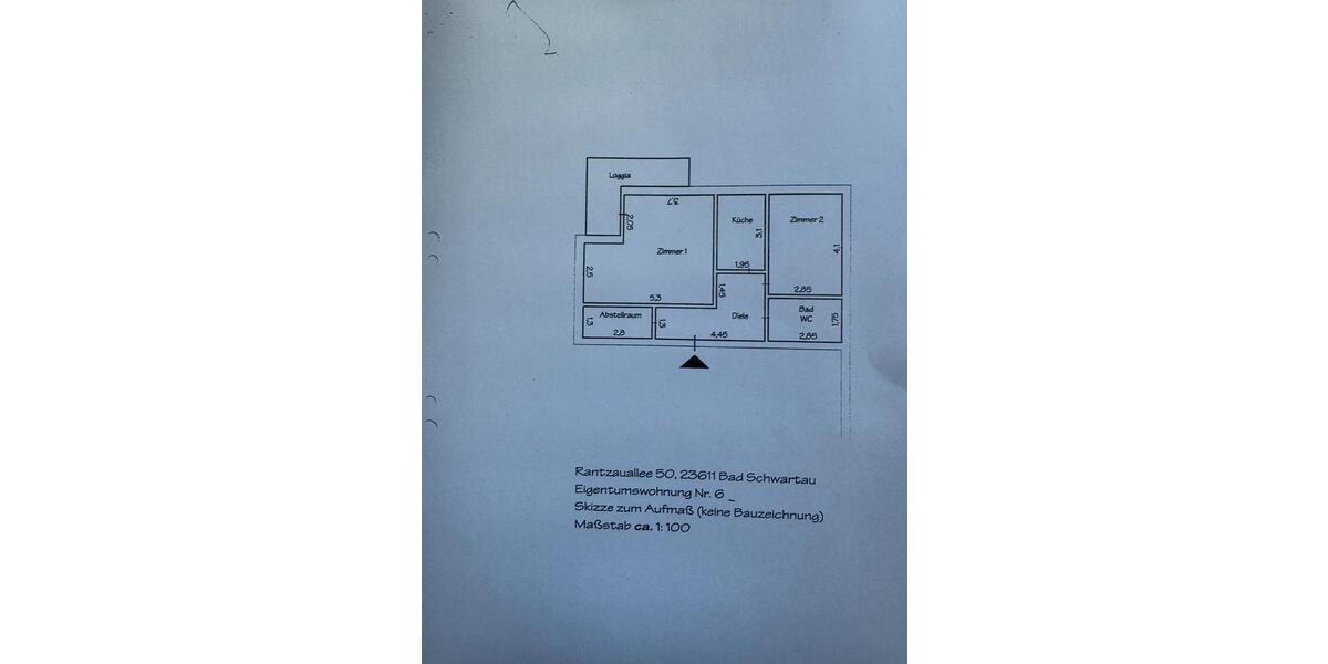 Etagenwohnung Bad Schwartau - 2 Zimmer, 58 m&sup2;, 209.000&euro; | Angebot:26381703