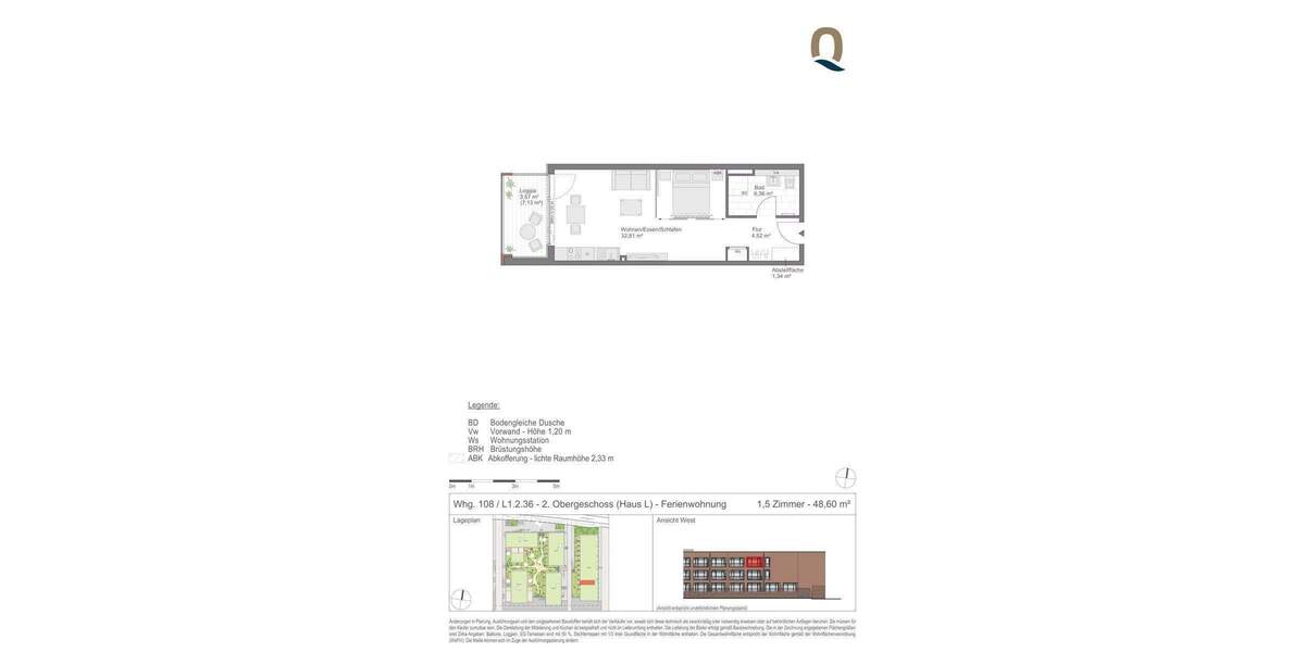 Etagenwohnung Lübeck-Travemünde Travemünde - 1 Zimmer, 48 m&sup2;, 458.000&euro; | Angebot:25662596