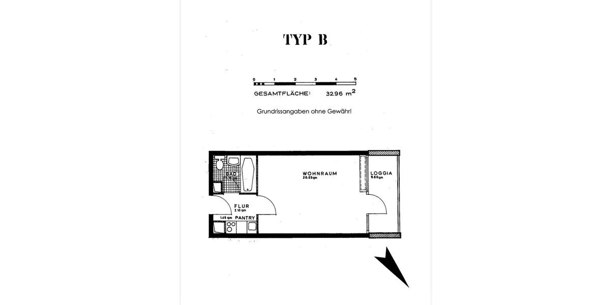 Etagenwohnung Scharbeutz - 1 Zimmer, 27 m&sup2;, 275.000&euro; | Angebot:26855345