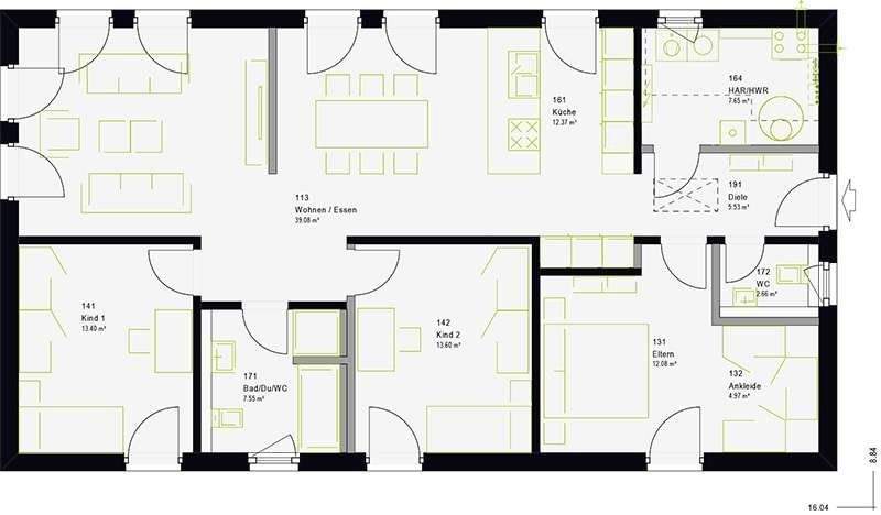 Bungalow Schönberg - 4 Zimmer, 119 m&sup2;, 510.000&euro; | Angebot:25726145