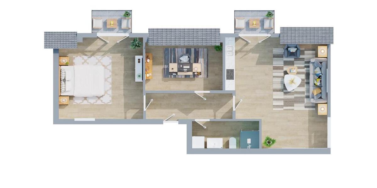 Etagenwohnung Scharbeutz - 3 Zimmer, 74 m&sup2;, 1.450&euro; | Angebot:26383139