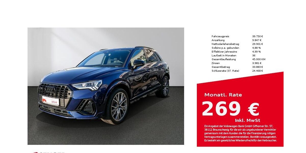 Audi Q3 18.300 km 38.680 &euro; Lübeck 23556