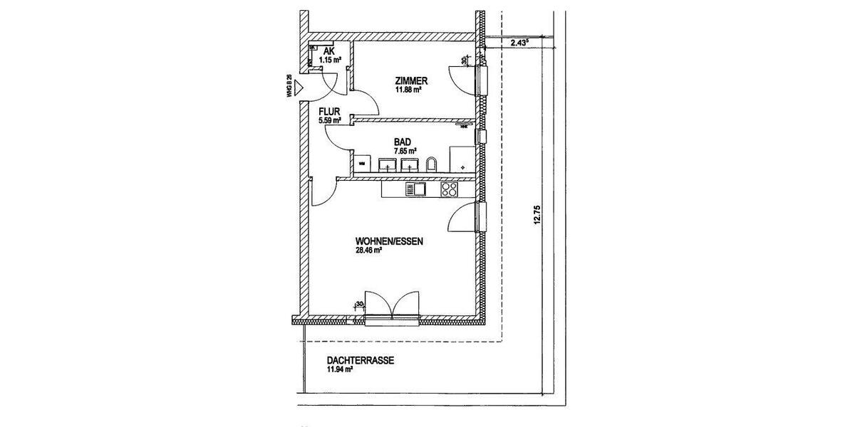Einfamilienhaus Mölln - 2 Zimmer, 66 m&sup2;, 1.000&euro; | Angebot:26490668