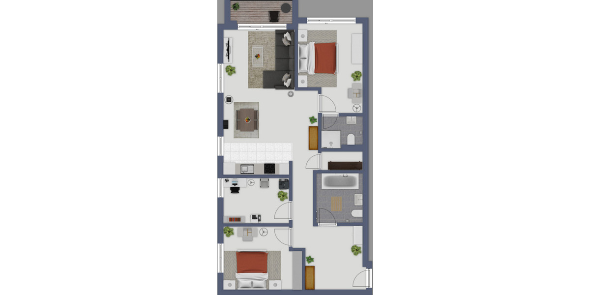 Etagenwohnung Mölln - 4 Zimmer, 112 m&sup2;, 436.000&euro; | Angebot:25984596