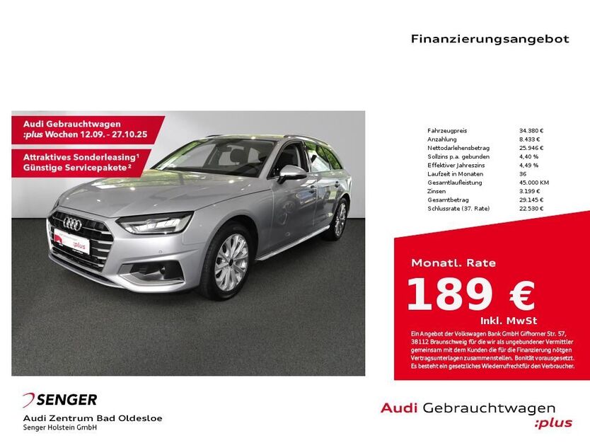 Audi A4 5.750 km 32.380 € Bad Oldesloe 23843