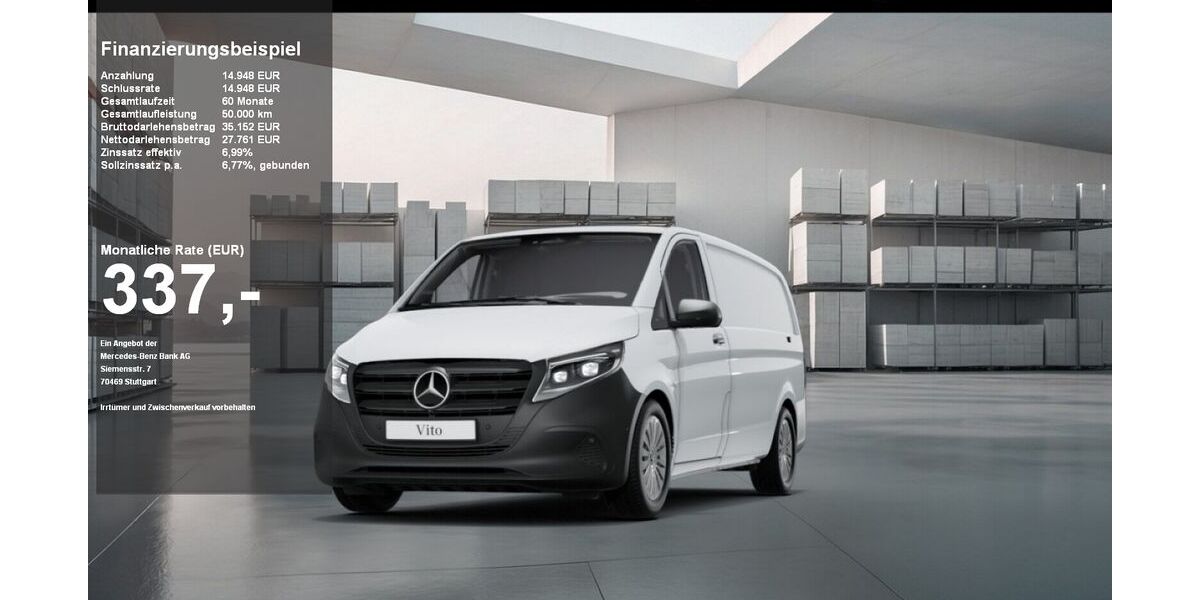 Mercedes-Benz Vito 3.526 km 42.709 &euro; Lübeck 23556