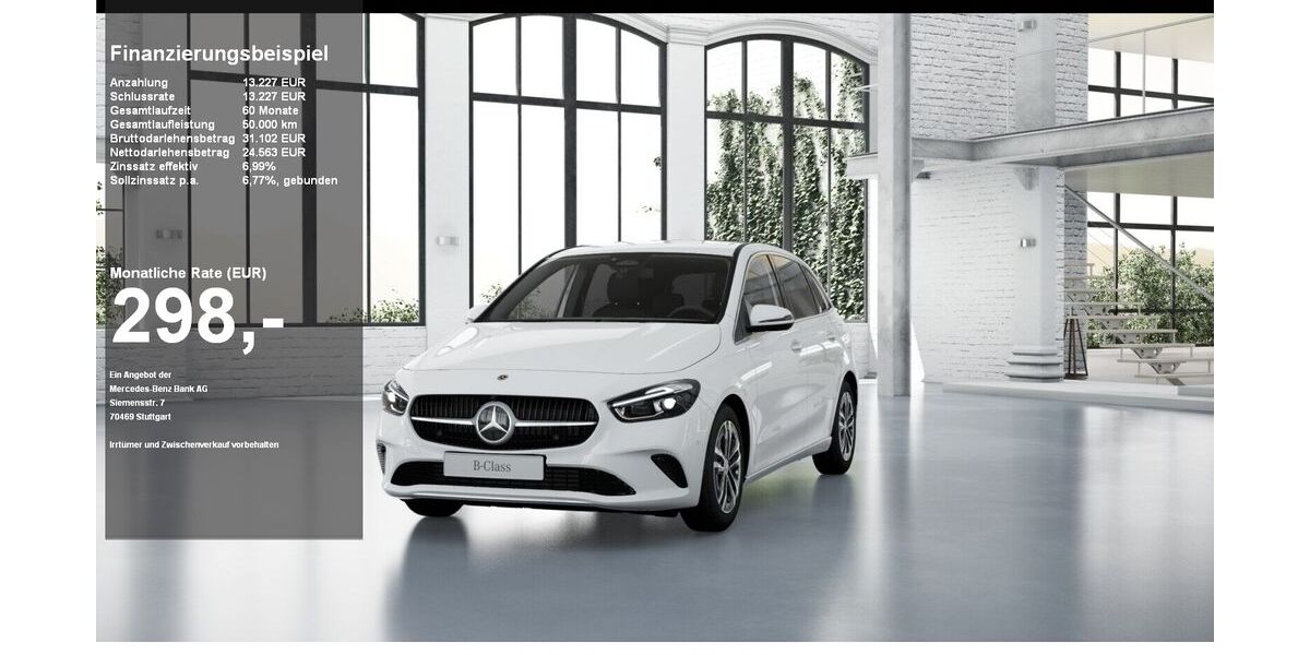 Mercedes-Benz B 250 2.544 km 37.790 &euro; Lübeck 23556