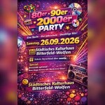 80er, 90er, 2000er Party