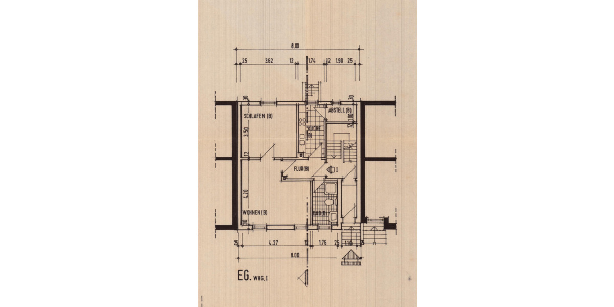 Provisionsfrei: Schöne 2-Zimmer-Wohnung im Parterre, in Lübeck St. Lorenz, frei werdend 2 zimmer
