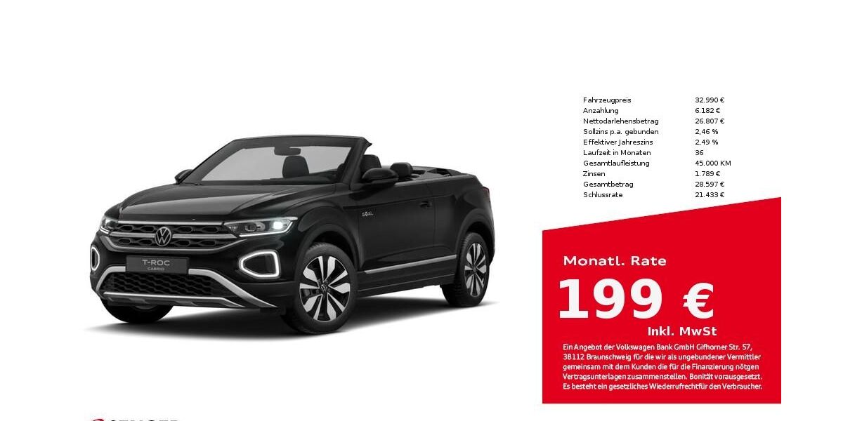 VW T-Roc 3.260 km 32.990 &euro; Bad Oldesloe 23843