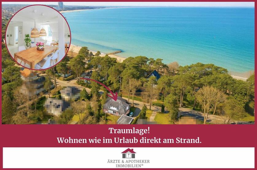 Traumlage! Wohnen wie im Urlaub direkt am Strand.