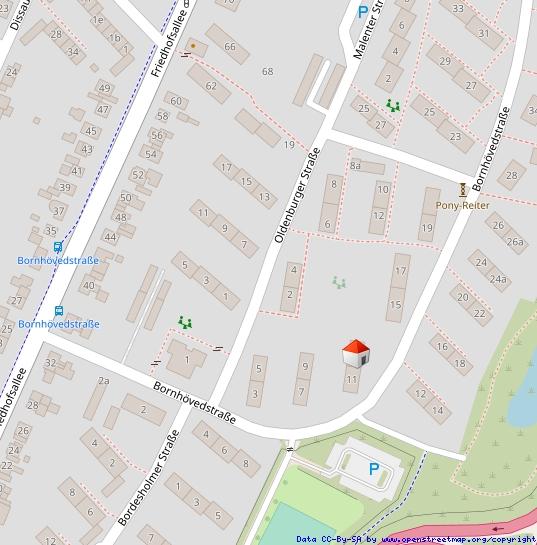 Etagenwohnung Lübeck Sankt Lorenz Nord - 2 Zimmer, 56 m&sup2;, 534&euro; | Angebot:26544548