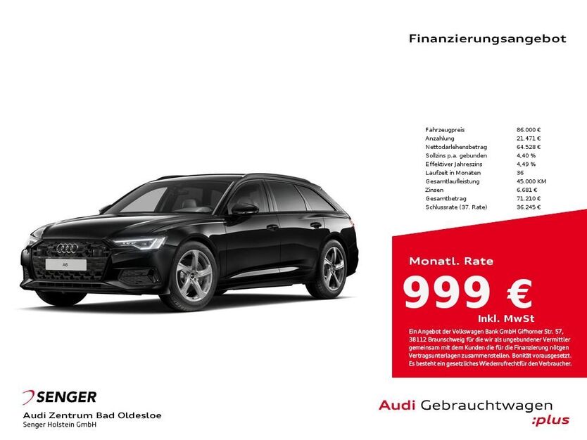 Audi A6 27.550 km 86.000 € Bad Oldesloe 23843