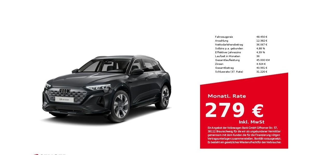 Audi Q8 e-tron 44.100 km 47.880 &euro; Lübeck 23556
