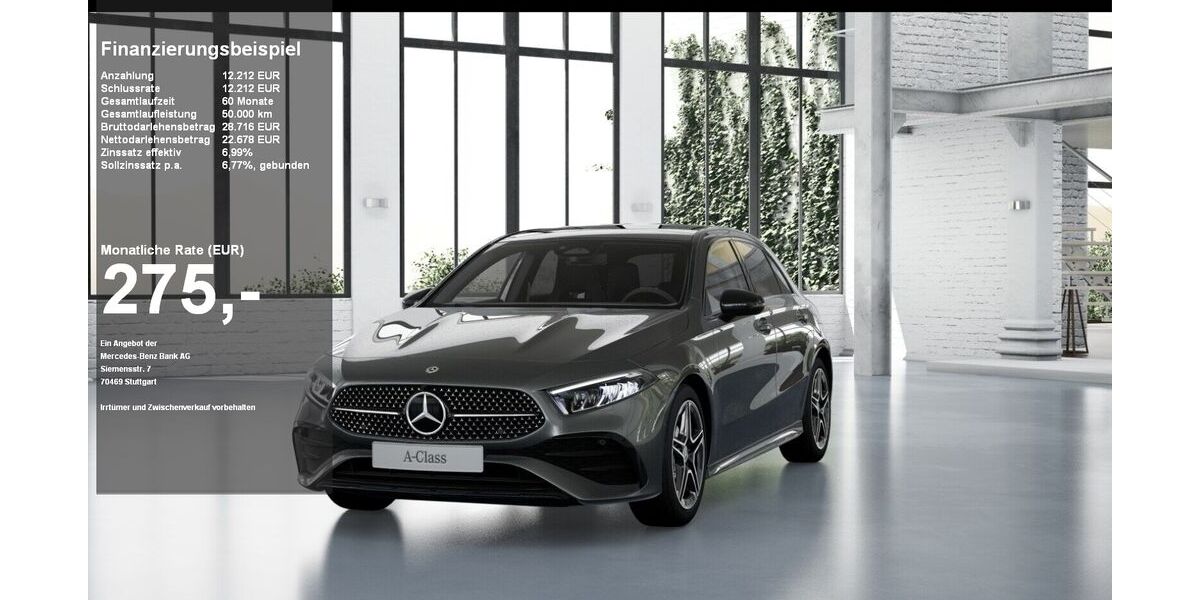 Mercedes-Benz A 180 3.549 km 32.590 &euro; Lübeck 23556