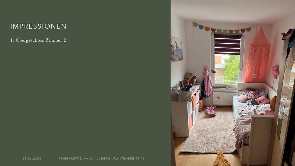 Reihenhaus Lübeck Sankt Lorenz Nord - 7.5 Zimmer, 130 m&sup2;, 548.000&euro; | Angebot:27290333