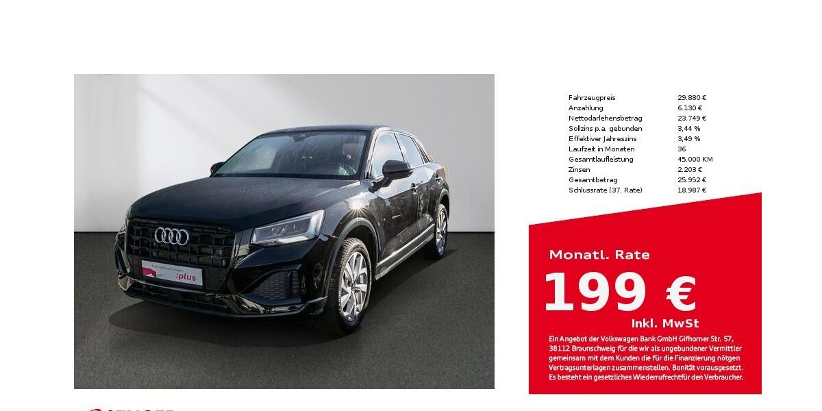 Audi Q2 28.085 km 29.880 € Bad Oldesloe 23843