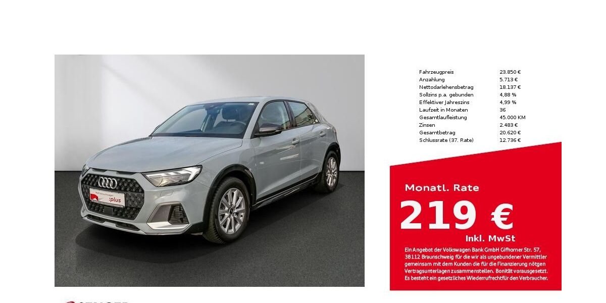 Audi A1 34.750 km 23.850 € Lübeck 23556