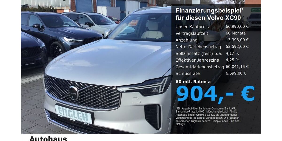 Volvo XC90 19.693 km 66.990 &euro; Lübeck 23566