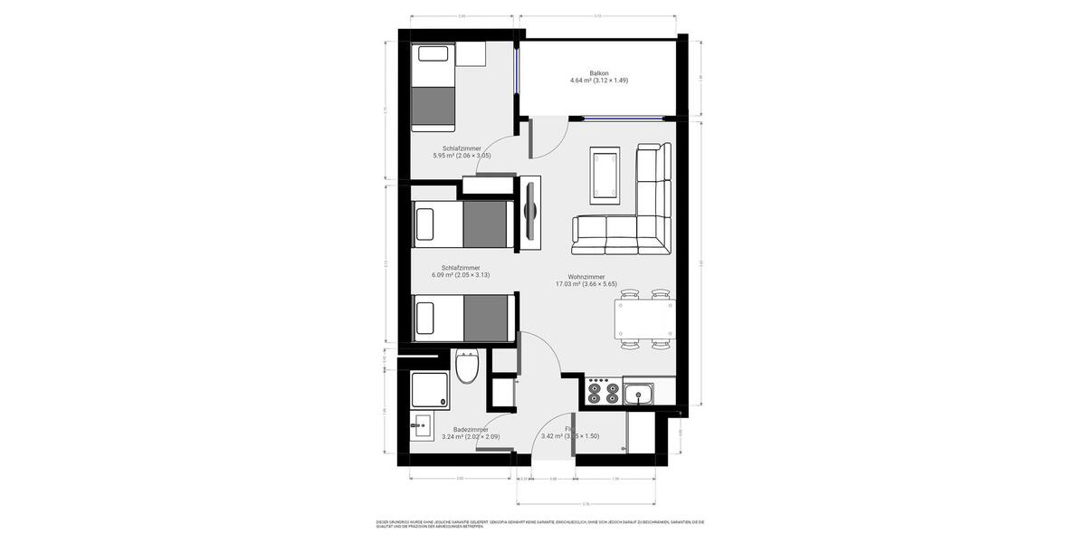 Etagenwohnung Leezen - 2.5 Zimmer, 38 m&sup2;, 29.000&euro; | Angebot:26180851