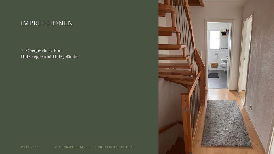 Reihenhaus Lübeck Sankt Lorenz Nord - 7.5 Zimmer, 130 m&sup2;, 548.000&euro; | Angebot:27290333