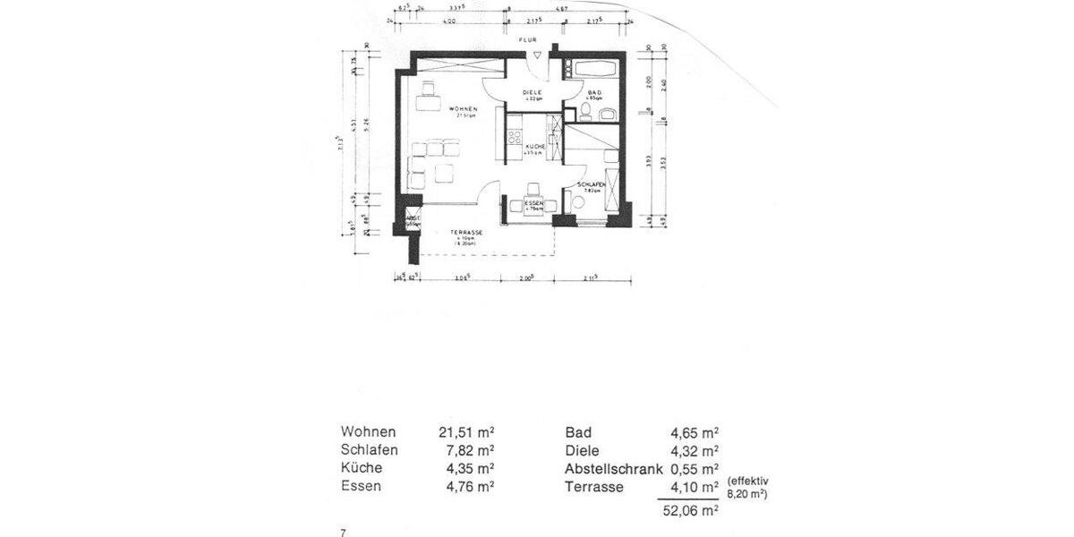 Etagenwohnung Lübeck Sankt Lorenz Nord - 1.5 Zimmer, 52 m&sup2;, 590&euro; | Angebot:26125833