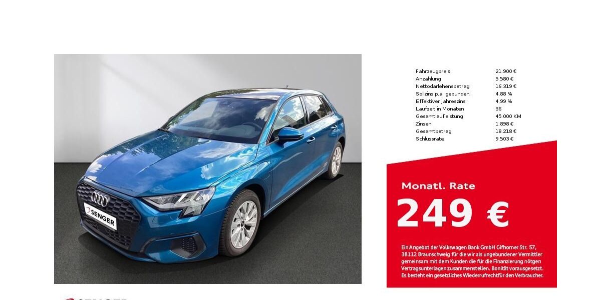 Audi A3 79.800 km 21.480 &euro; Lübeck 23556