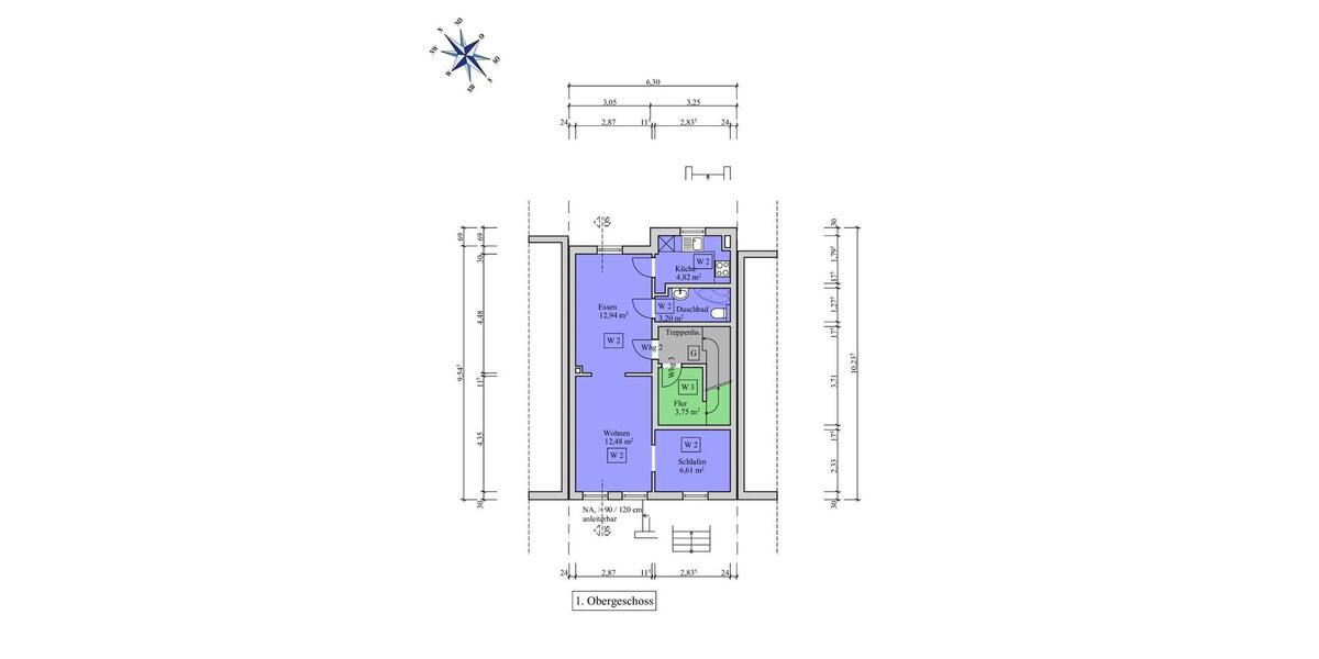 40qm Wohnung Lübeck St. Lorenz Nord 2.5 zimmer