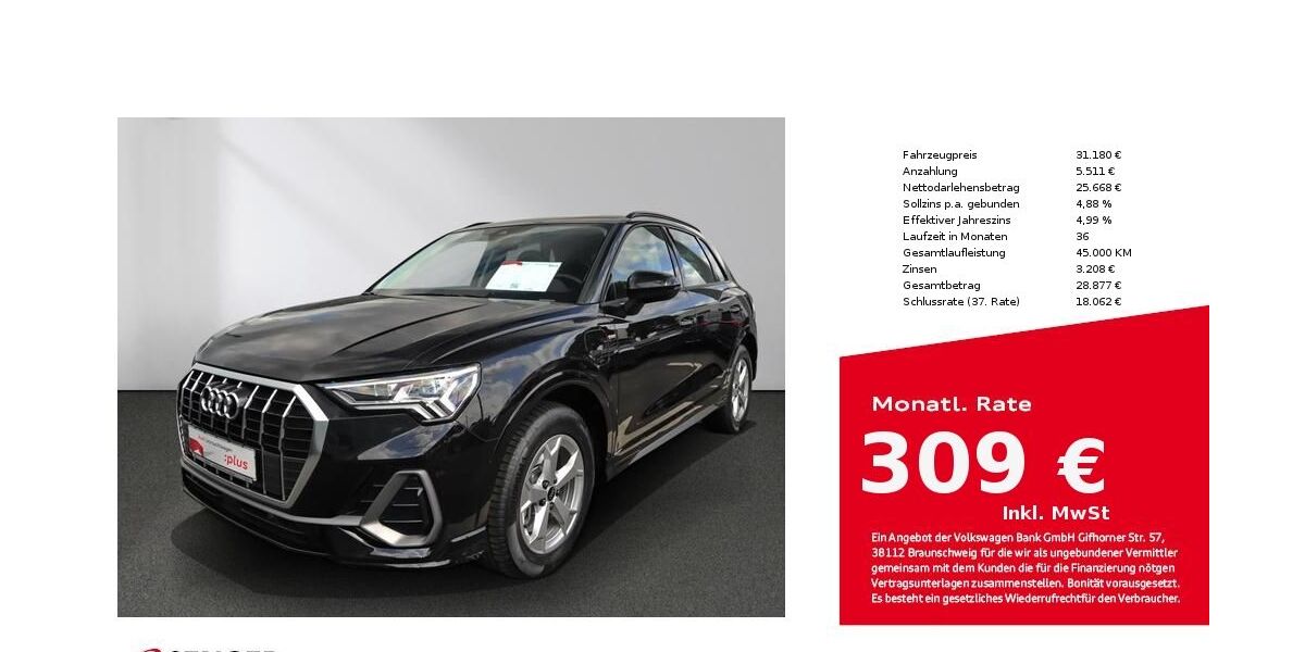 Audi Q3 20.000 km 28.980 &euro; Lübeck 23556