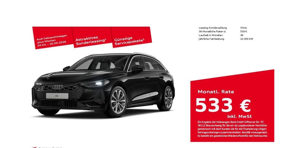 Audi A5 20.500 km 47.950 &euro; Bad Oldesloe 23843