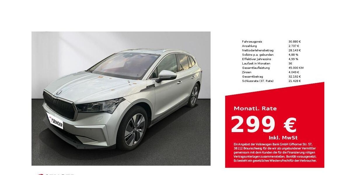 Skoda Enyaq 90.450 km 30.880 &euro; Bad Oldesloe 23843