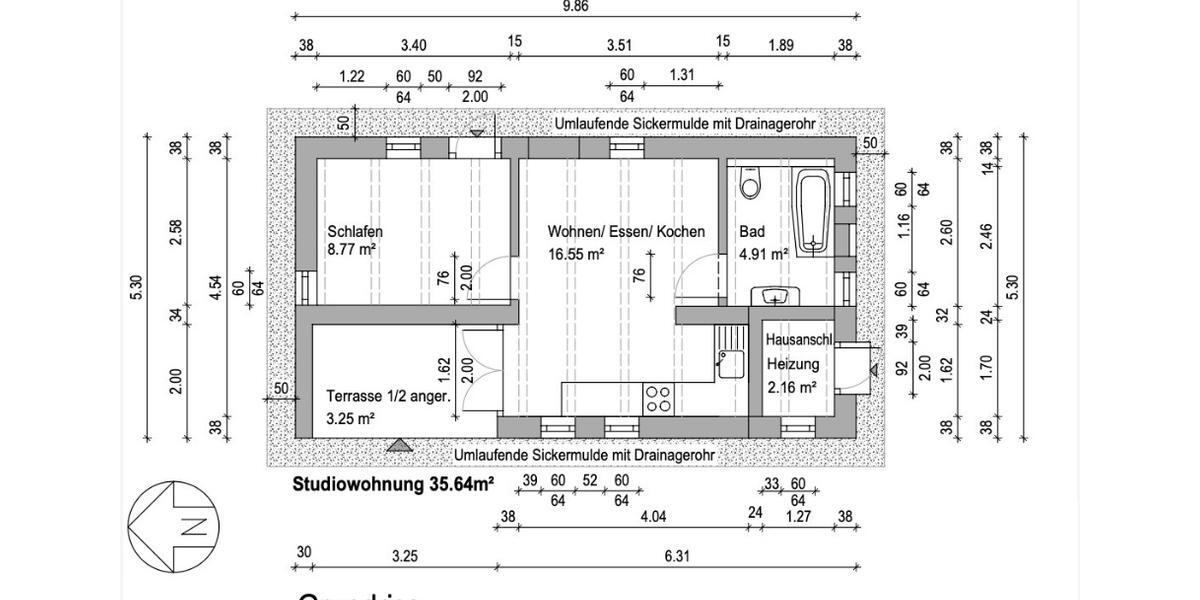 Einfamilienhaus Ziethen - 2 Zimmer, 40 m&sup2;, 149.000&euro; | Angebot:26852216