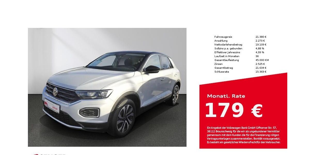 VW T-Roc 67.200 km 20.980 &euro; Bad Oldesloe 23843