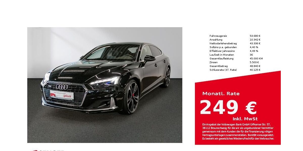 Audi A5 9.000 km 53.480 € Lübeck 23556