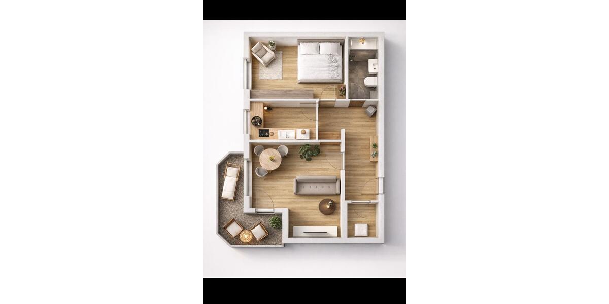 Etagenwohnung Bad Schwartau - 2 Zimmer, 58 m&sup2;, 199.000&euro; | Angebot:25809649