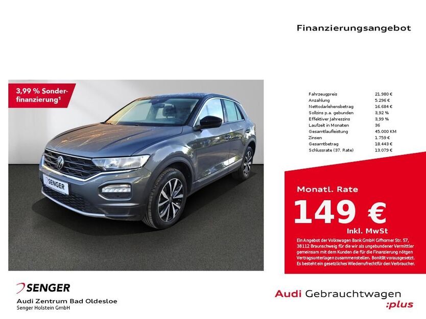 VW T-Roc 40.150 km 20.980 € Bad Oldesloe 23843