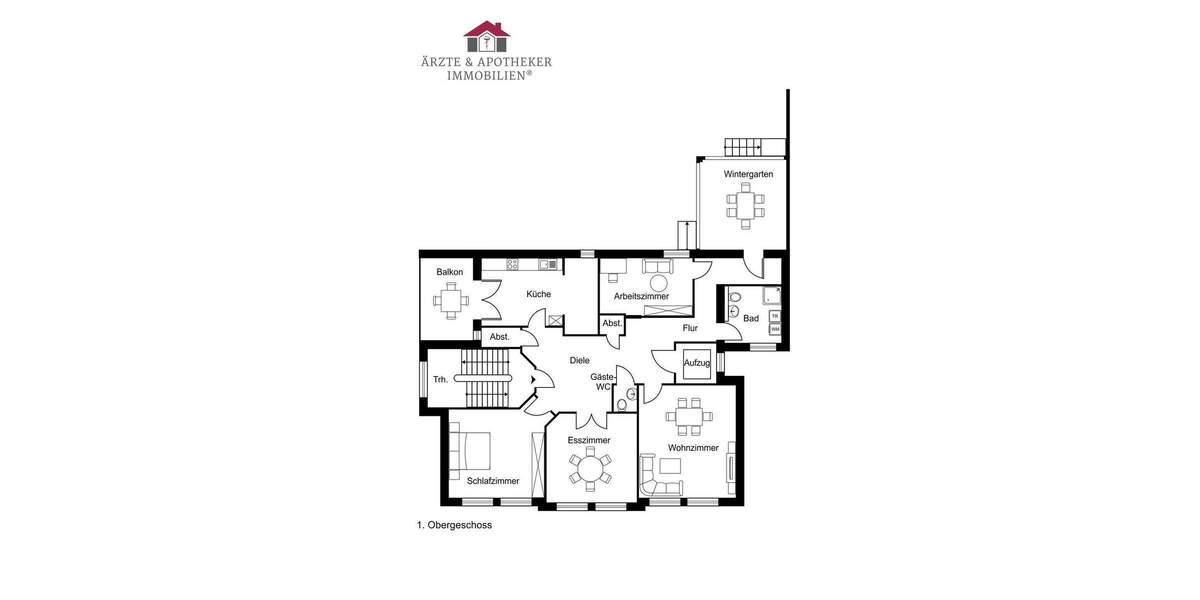 Exklusive 4-Zimmer-Wohnung mit 160 m² Wohnfläche und großzügiger Terrasse! 4 zimmer