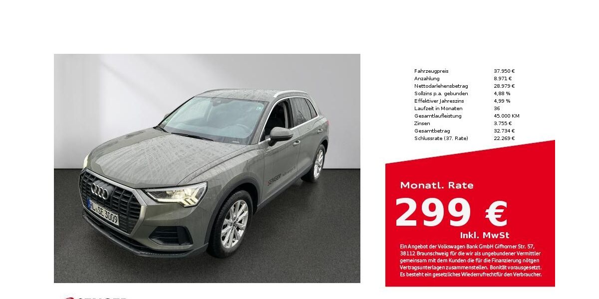 Audi Q3 33.850 km 37.580 &euro; Lübeck 23556