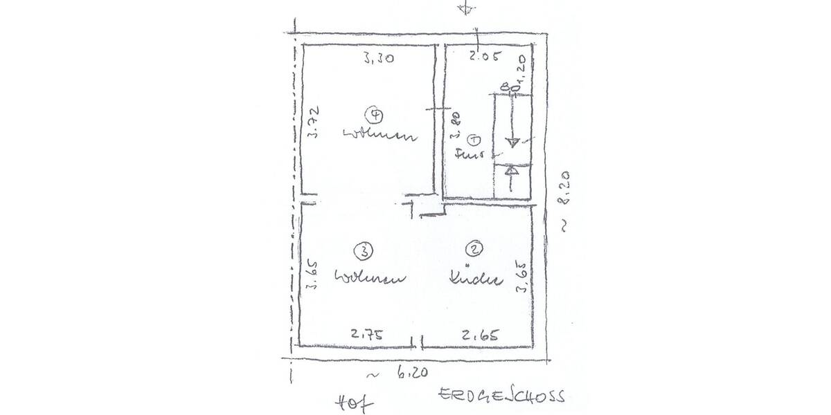 Doppelhaushälfte Lübeck Moisling - 3 Zimmer, 73 m&sup2;, 380.000&euro; | Angebot:26359749