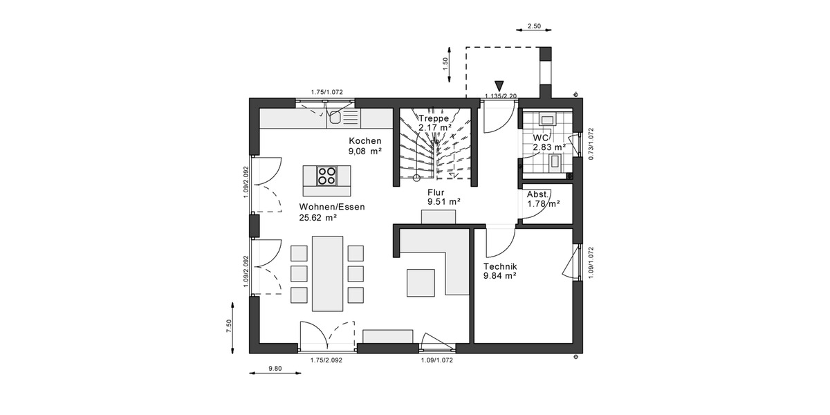 Einfamilienhaus Ahrensbök - 5 Zimmer, 118 m&sup2;, 1.999&euro; | Angebot:26176325