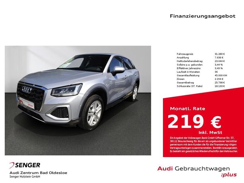 Audi Q2 11.995 km 29.780 € Bad Oldesloe 23843