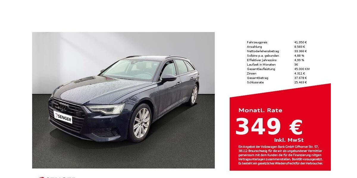 Audi A6 47.300 km 41.950 &euro; Lübeck 23556