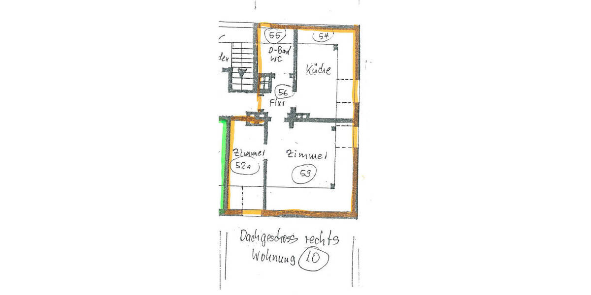 Etagenwohnung Lübeck St. Jürgen - 1 Zimmer, 34 m&sup2;, 360&euro; | Angebot:26673014