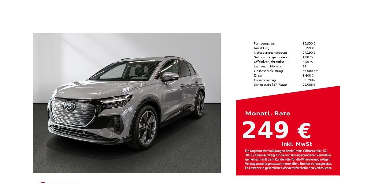 Audi Q4 e-tron 60.750 km 34.880 &euro; Lübeck 23556