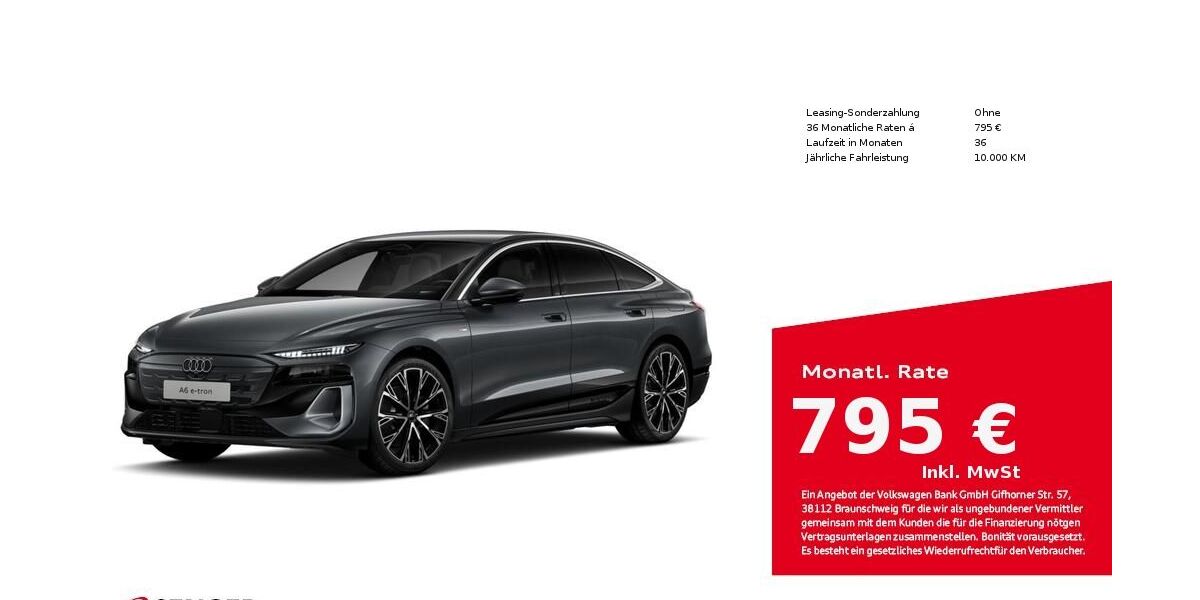 Audi A6 e-tron 8.320 km 63.950 &euro; Lübeck 23556