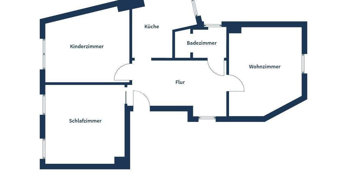 Etagenwohnung Lübeck St. Lorenz Nord - 3 Zimmer, 61 m&sup2;, 149.000&euro; | Angebot:25708377