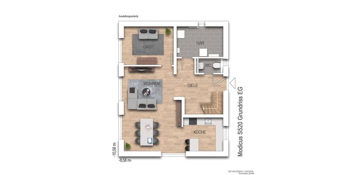 Einfamilienhaus Elmenhorst - 5 Zimmer, 139 m&sup2;, 549.400&euro; | Angebot:26230487